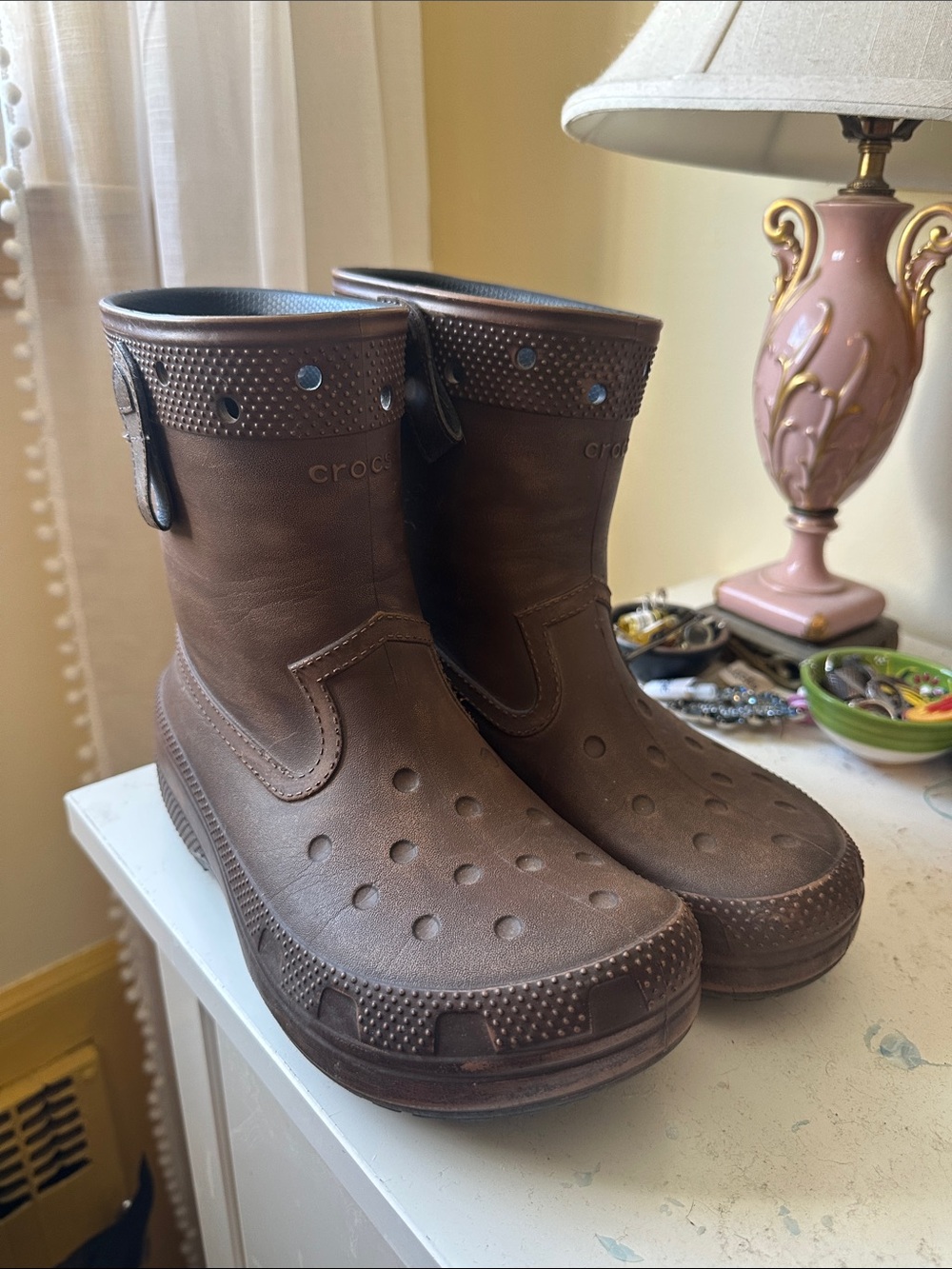 CROCS x HUCKBERRY western croc boots (rare)
